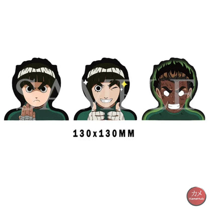 Naruto Shippuden - Vari Personaggi 3D Sticker Effetto Motion Lenticolare Rock Lee Accessori
