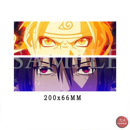 Naruto Shippuden - Vari Personaggi 3D Sticker Effetto Motion Lenticolare Naruto - Sasuke 1 Accessori