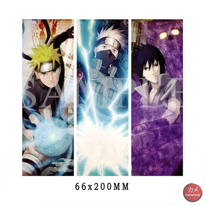 Naruto Shippuden - Vari Personaggi 3D Sticker Effetto Motion Lenticolare Naruto - Sasuke - Kakashi