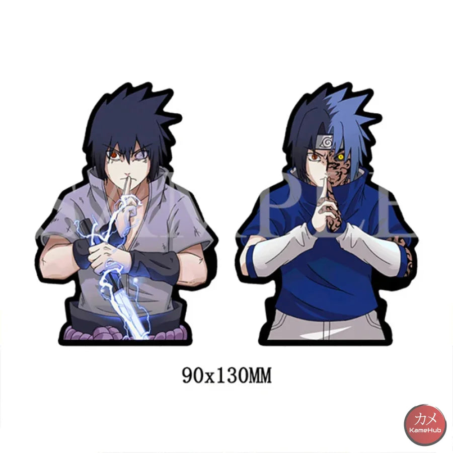 Naruto Shippuden - Vari Personaggi 3D Sticker Effetto Motion Lenticolare Uchiha Sasuke 1 Accessori