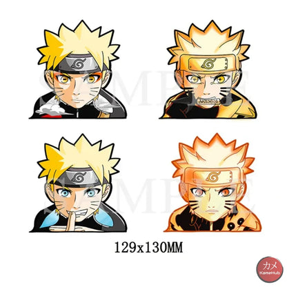 Naruto Shippuden - Vari Personaggi 3D Sticker Effetto Motion Lenticolare Uzumaki 1 Accessori