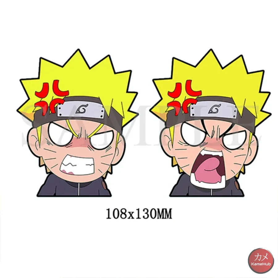Naruto Shippuden - Vari Personaggi 3D Sticker Effetto Motion Lenticolare Uzumaki 2 Accessori