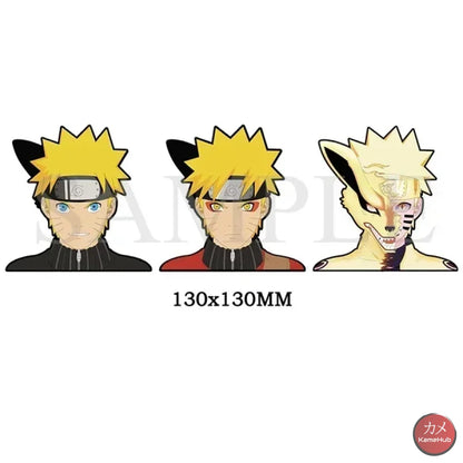 Naruto Shippuden - Vari Personaggi 3D Sticker Effetto Motion Lenticolare Uzumaki 3 Accessori
