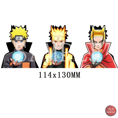 Naruto Shippuden - Vari Personaggi 3D Sticker Effetto Motion Lenticolare Uzumaki 5 Accessori