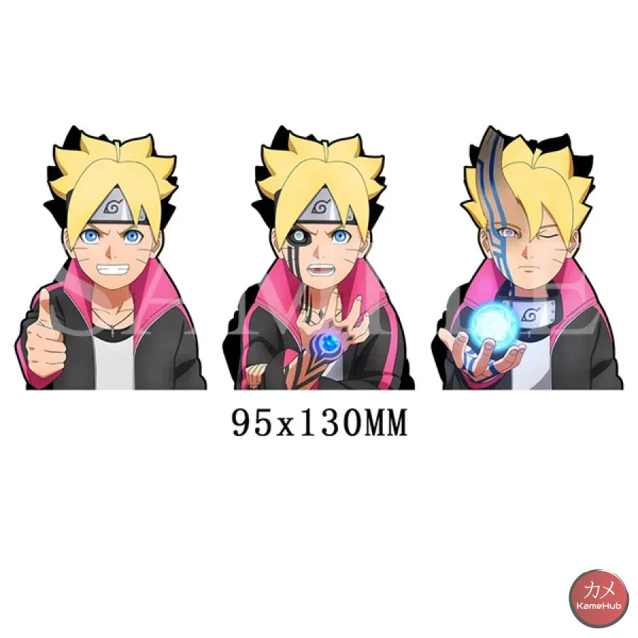 Naruto Shippuden - Vari Personaggi 3D Sticker Effetto Motion Lenticolare Uzumaki Boruto Accessori