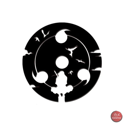 Naruto - Uchiha Itachi Sticker per Auto - Itachi Adesivo Nero / S 10x10cm - Accessori