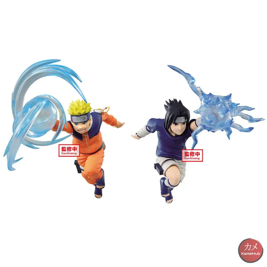 Naruto - Uzumaki E Uchiha Sasuke Action Figure Bandai Banpresto Effectreme