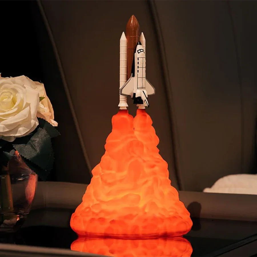 Nasa - Space Shuttle Lampada Razzo Led Gadget