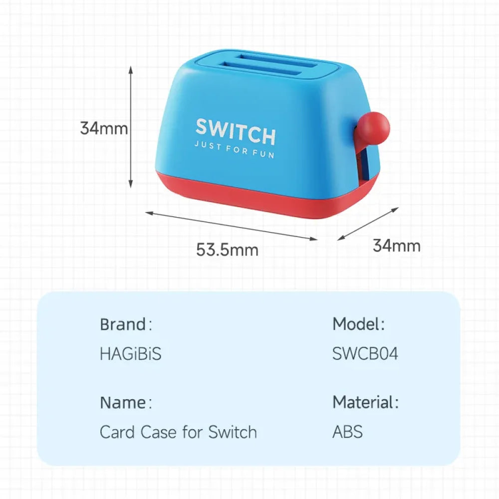 Nintendo Switch - Porta Giochi A Forma Di Tostapane Hagibis Gadget
