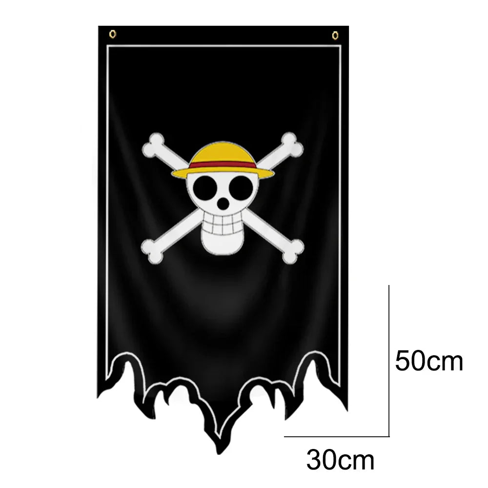 One Piece - Bandiere / Stendardi Simboli Dei Jolly Roger Poster