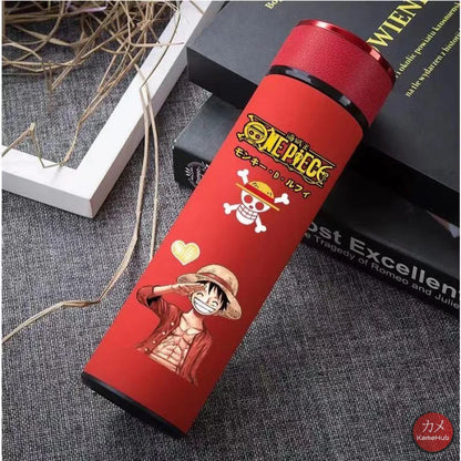 One Piece - Borracce Termiche 500 Ml Con Display Digitale Intelligente Rosso Luffy-E Accessori