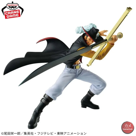 One Piece - Dracule Mihawk Action Figure Bandai Banpresto Battle Record Collection