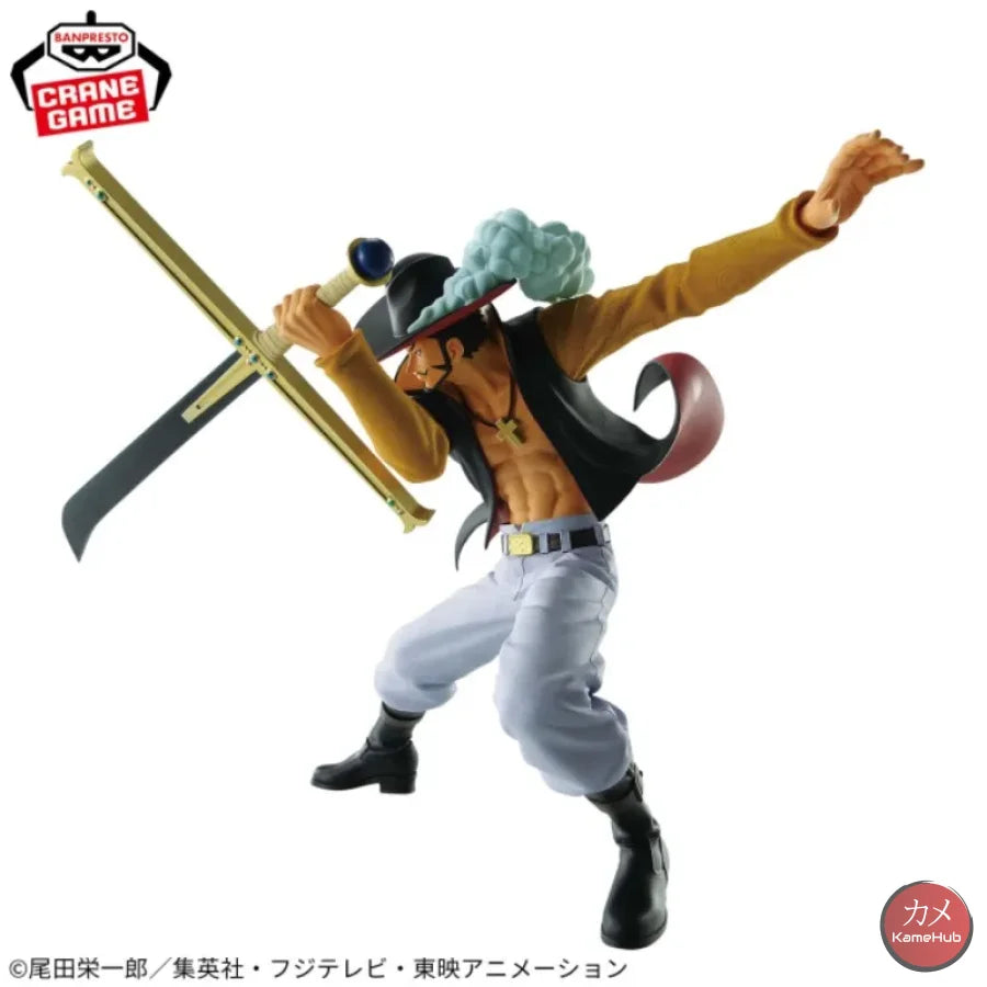 One Piece - Dracule Mihawk Action Figure Bandai Banpresto Battle Record Collection