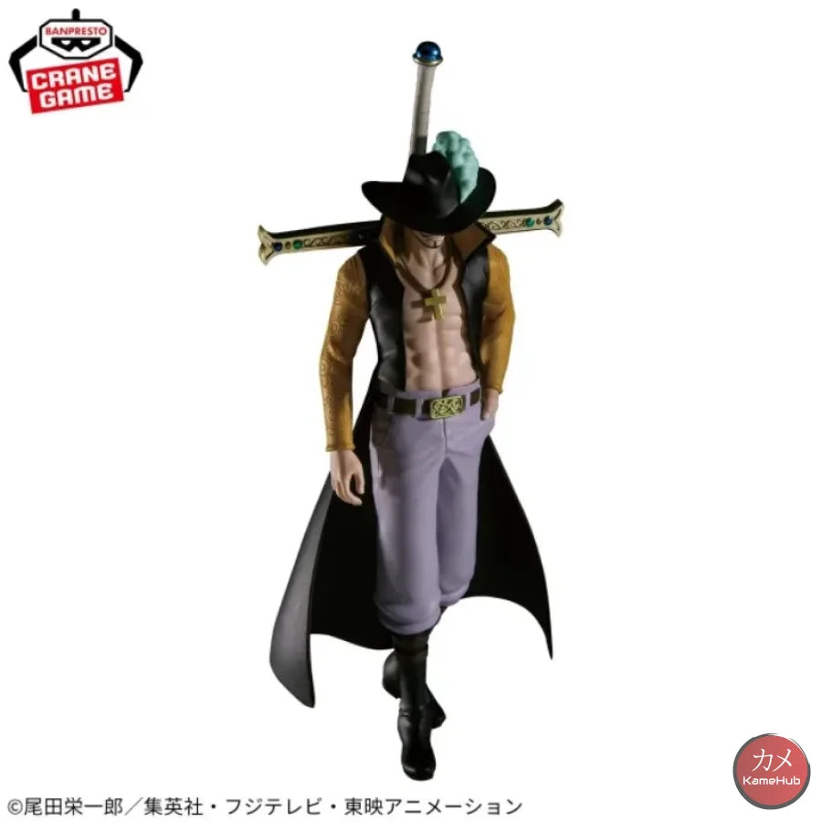 One Piece - Dracule Mihawk Action Figure Bandai Banpresto The Shukko