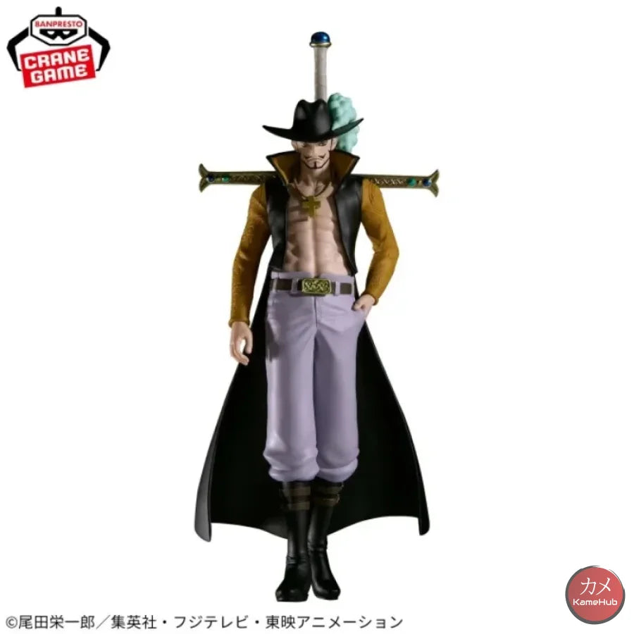 One Piece - Dracule Mihawk Action Figure Bandai Banpresto The Shukko