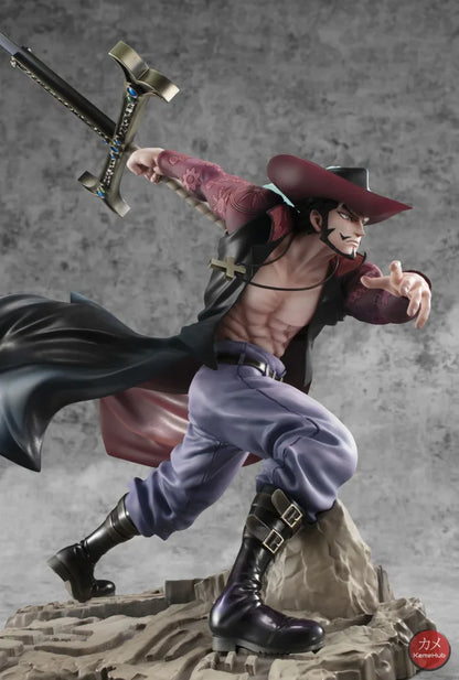 One Piece - Dracule Mihawk Action Figure Megahouse P.o.p Neo Maximum