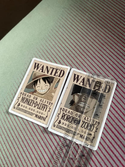 One Piece - Figurine Stickers Wanted Dead Or Alive Poster