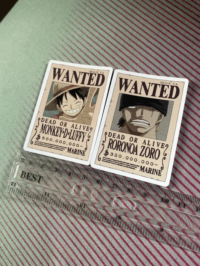 One Piece - Figurine Stickers Wanted Dead Or Alive Poster