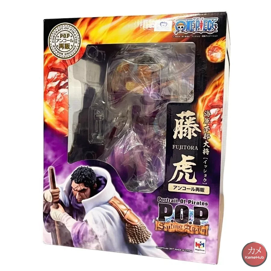 One Piece - Fujitora Issho Action Figure Megahouse P.o.p Sa 24Cm