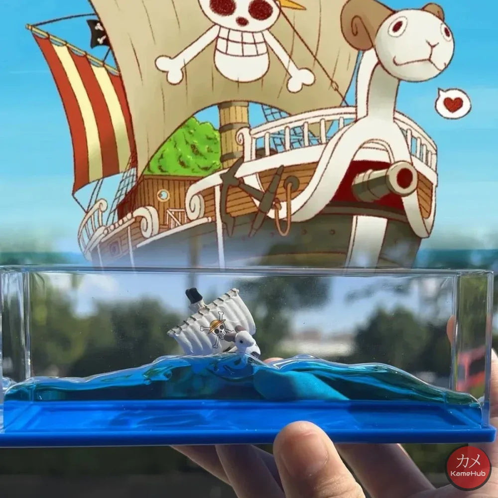 One Piece - Going Merry E Thousand Sunny Galleggianti Gadget