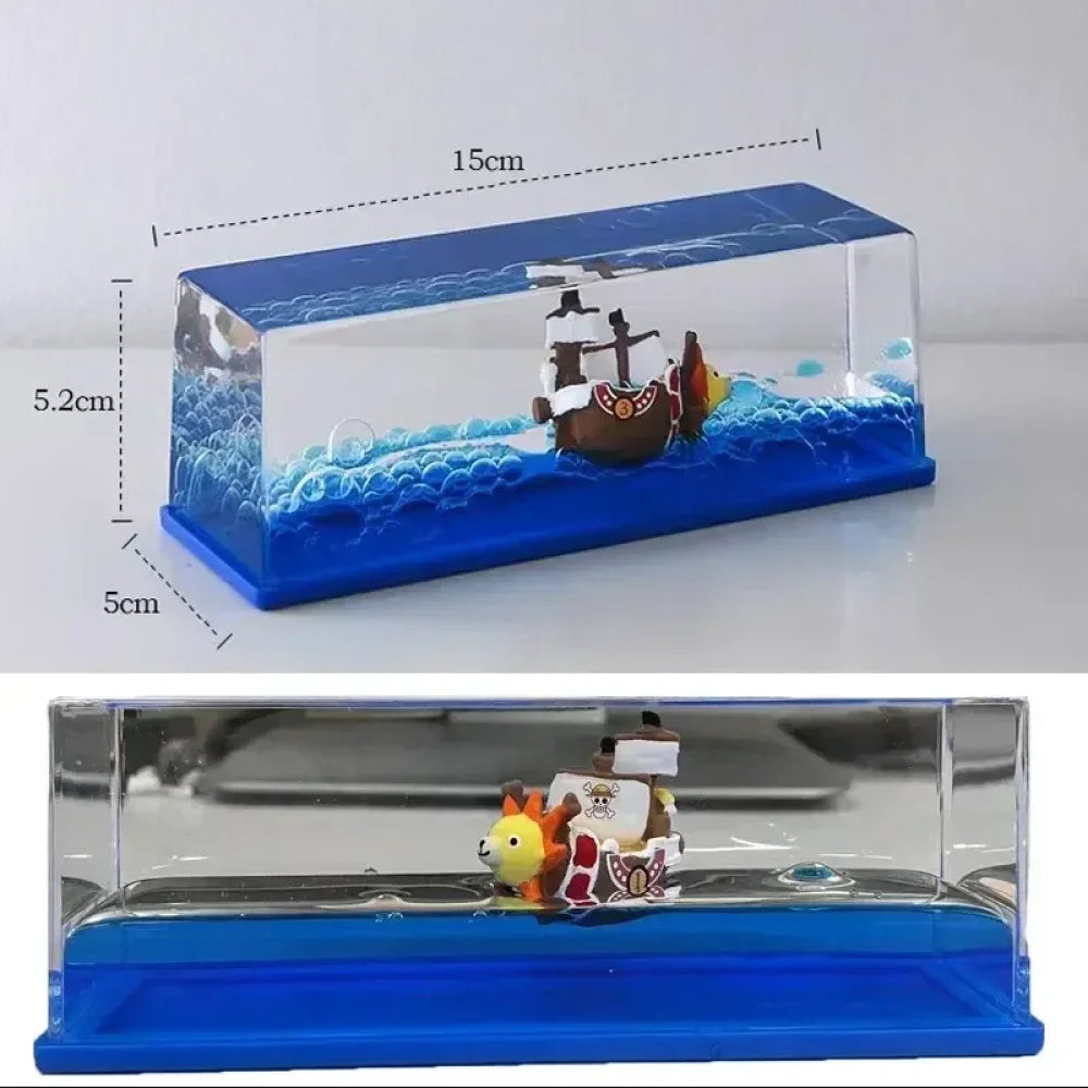 One Piece - Going Merry E Thousand Sunny Galleggianti Gadget