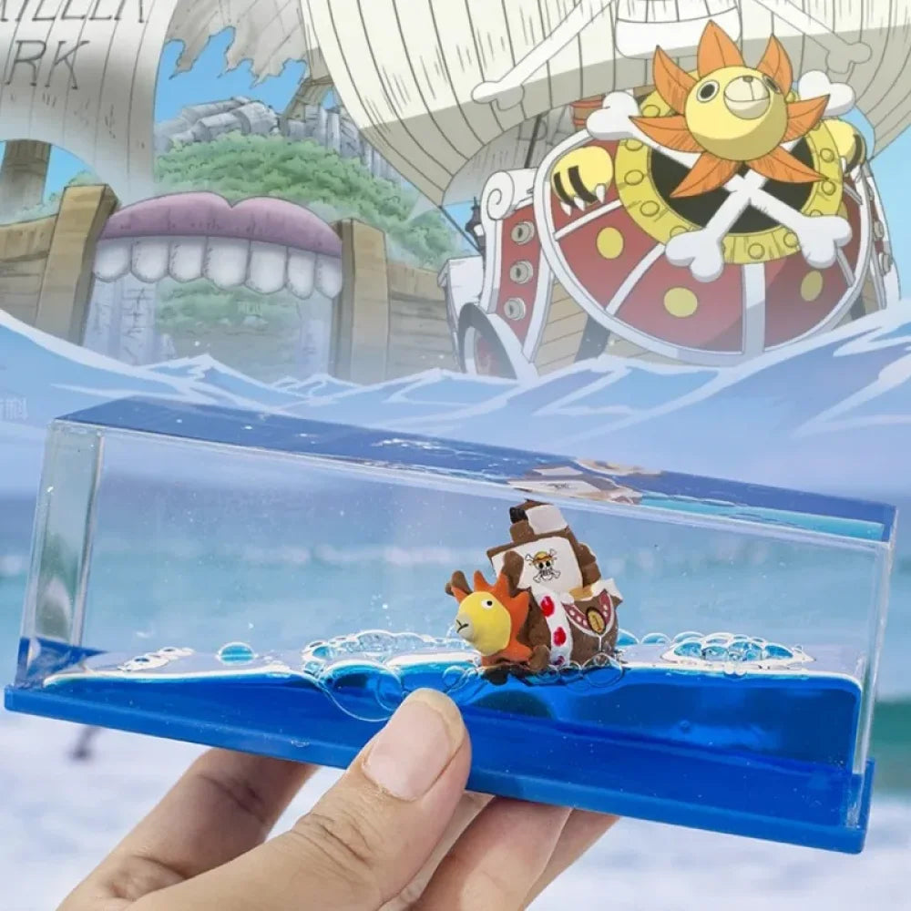 One Piece - Going Merry E Thousand Sunny Galleggianti Gadget