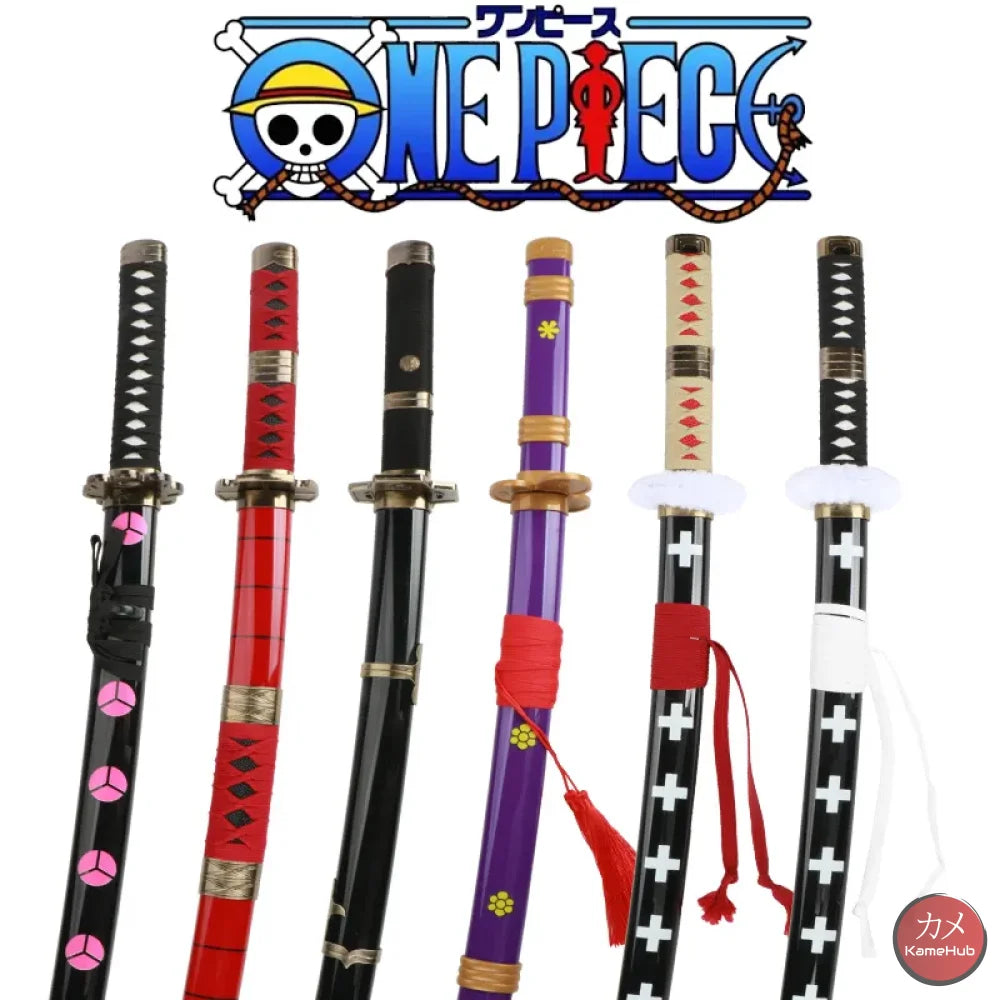One Piece - Katana Replica Perfetta In Bamboo Vari Personaggi 104 Cm Katane & Spade