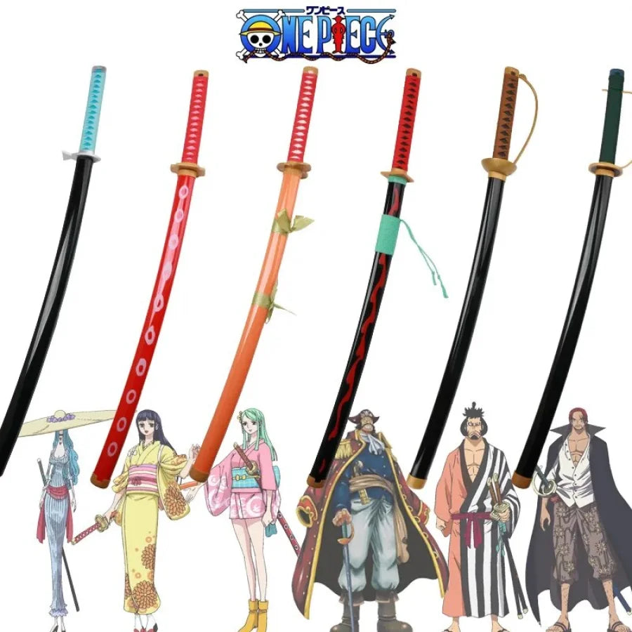 One Piece - Katana Replica Perfetta In Bamboo Vari Personaggi 104 Cm Katane & Spade