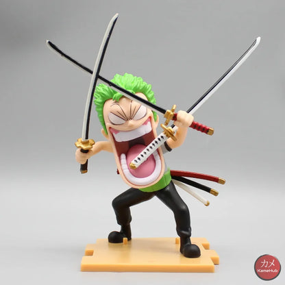 One Piece - Luffy Sanji E Zoro Action Figure Comica Roronoa 15Cm