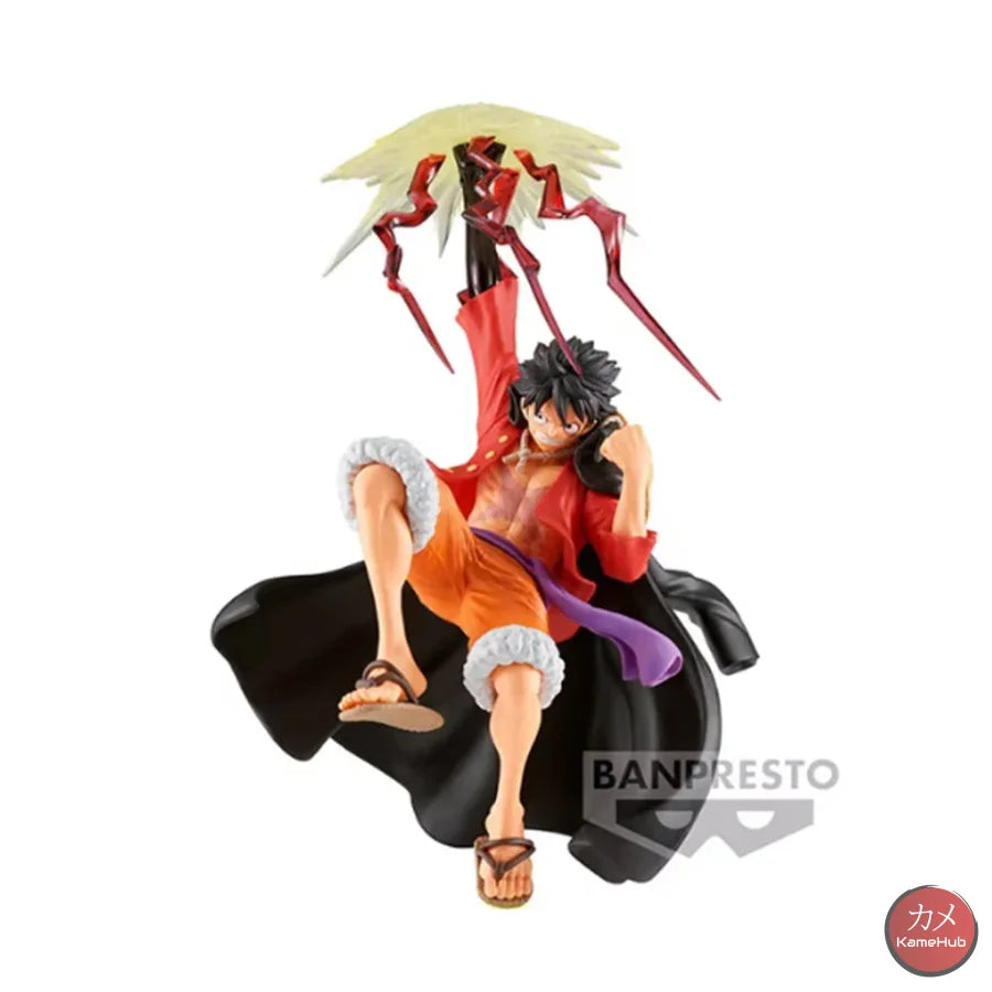 One Piece - Monkey D. Luffy Action Figure Bandai Banpresto Battle Record 15Cm