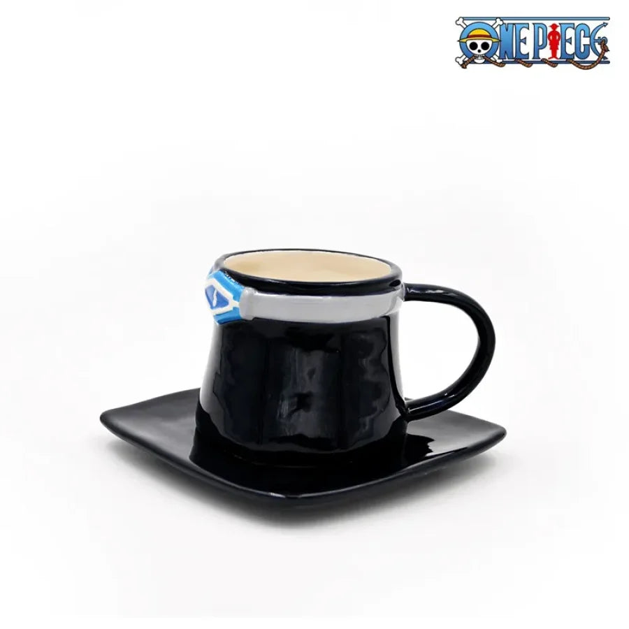 One Piece - Monkey D. Luffy Portgas Ace E Sabo Tazza Cappello In Ceramica Gadget