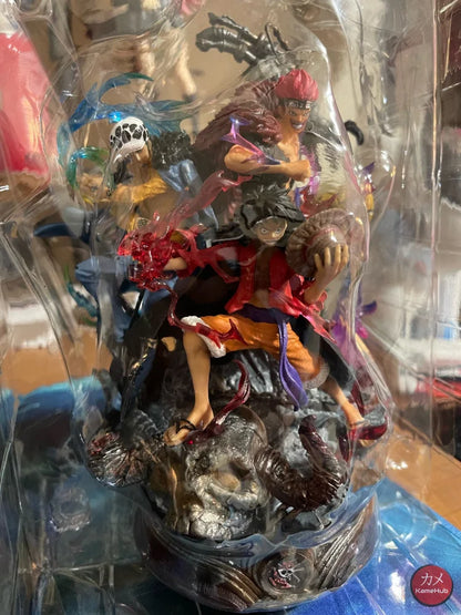 One Piece - Monkey D. Rufy Eustass Kid E Trafalgar Law Action Figure Replica