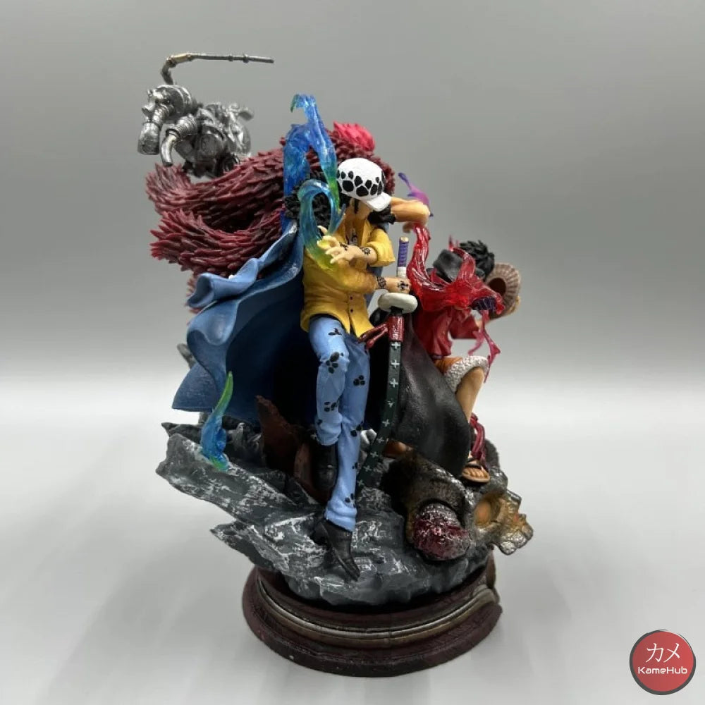 One Piece - Monkey D. Rufy Eustass Kid E Trafalgar Law Action Figure Replica
