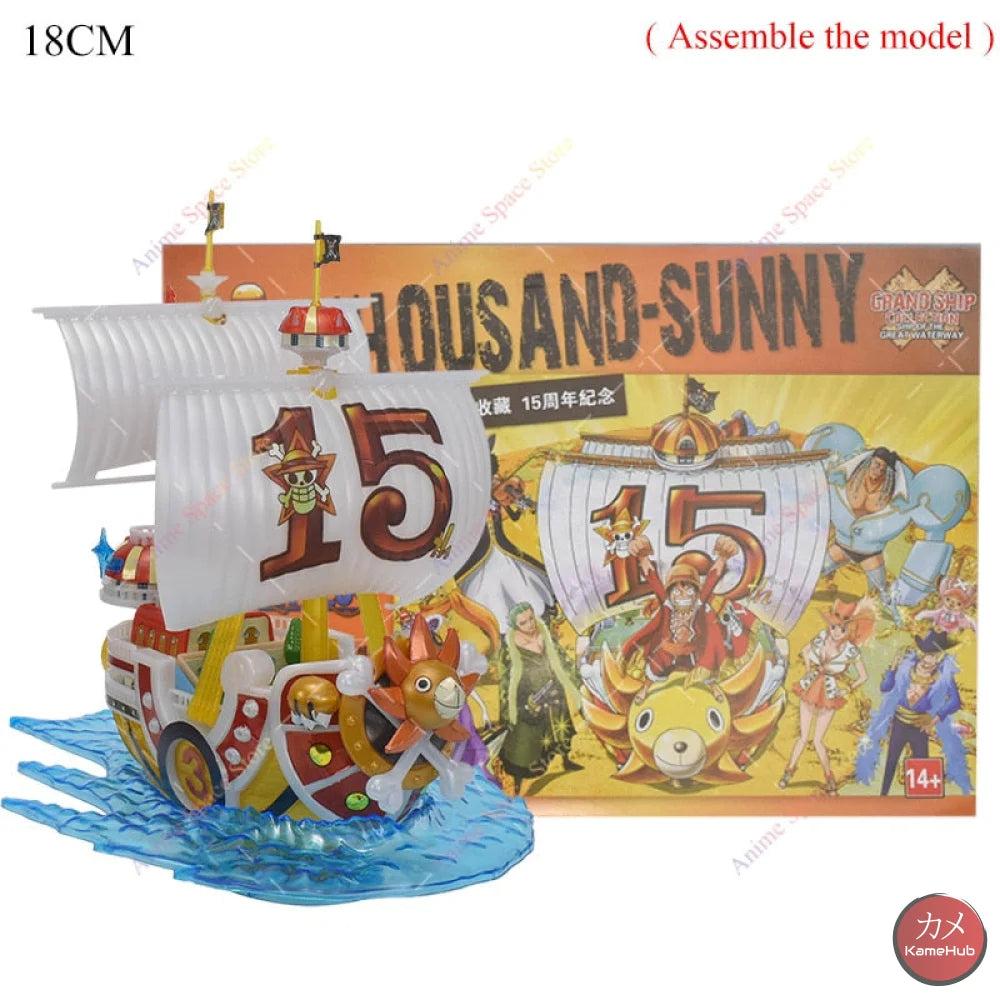 One Piece - Navi Da Assemblare Action Figure Going Merry Thousand Sunny Polar Tang Red Force Moby