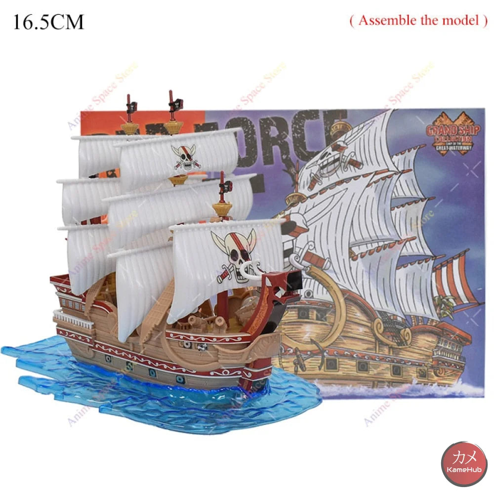 One Piece - Navi Da Assemblare Action Figure Going Merry Thousand Sunny Polar Tang Red Force Moby