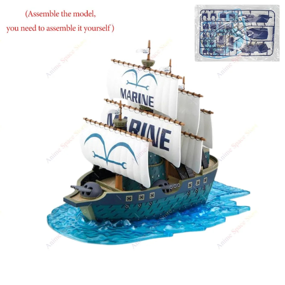 One Piece - Navi Da Assemblare Action Figure Going Merry Thousand Sunny Polar Tang Red Force Moby