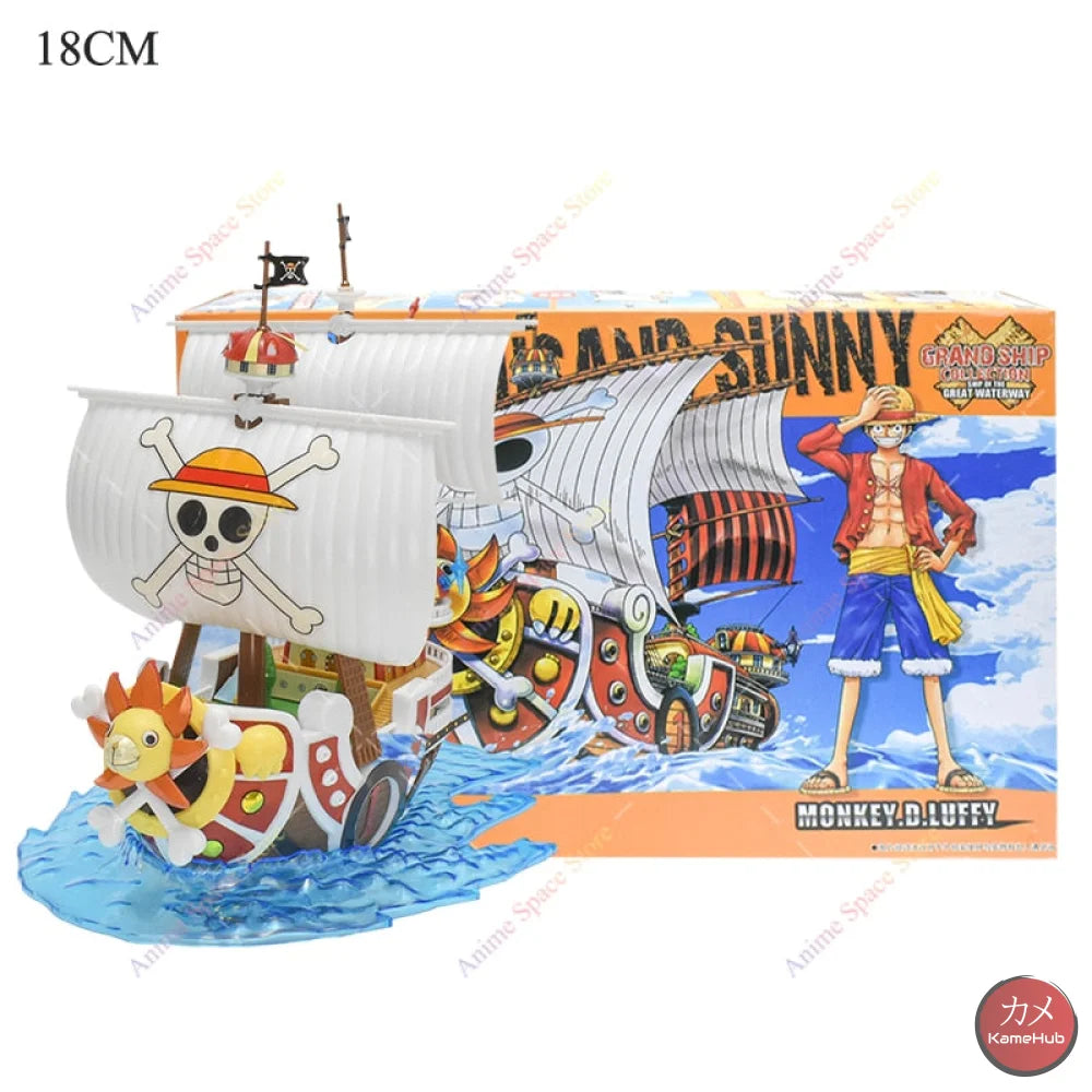 One Piece - Navi Da Assemblare Action Figure Going Merry Thousand Sunny Polar Tang Red Force Moby