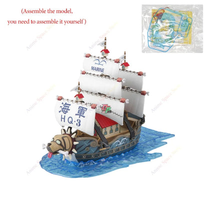 One Piece - Navi Da Assemblare Action Figure Going Merry Thousand Sunny Polar Tang Red Force Moby