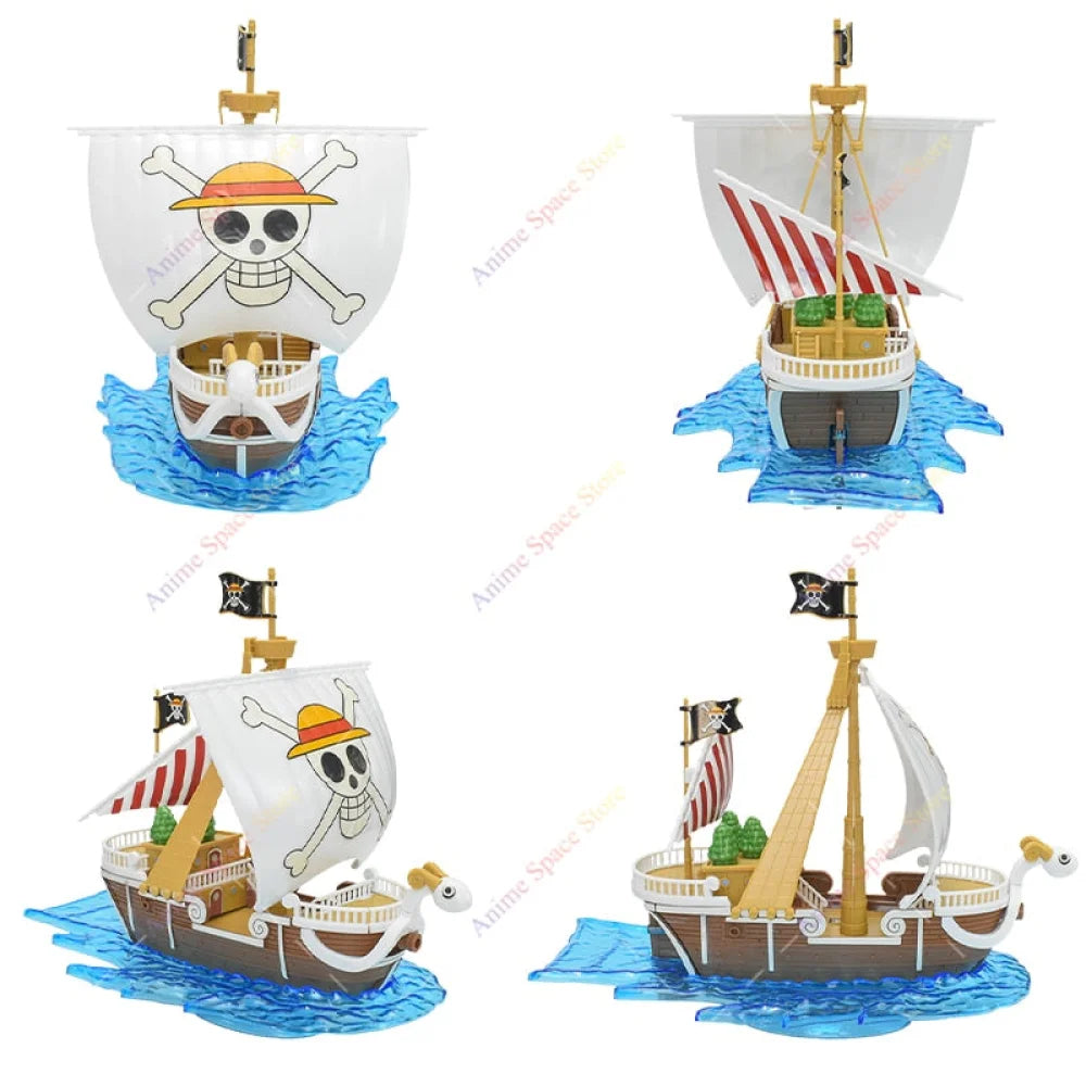 One Piece - Navi Da Assemblare Action Figure Going Merry Thousand Sunny Polar Tang Red Force Moby
