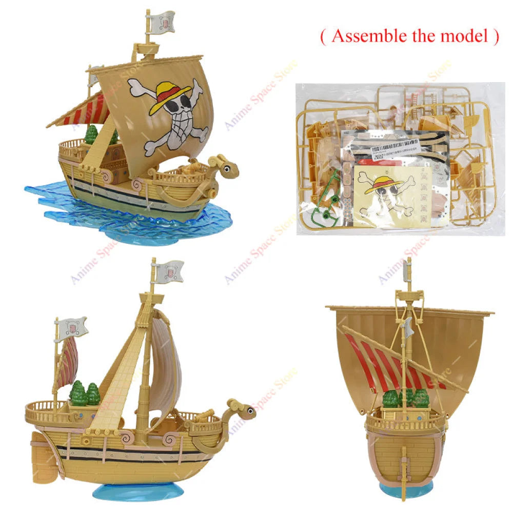 One Piece - Navi Da Assemblare Action Figure Going Merry Thousand Sunny Polar Tang Red Force Moby