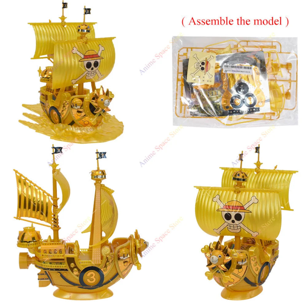 One Piece - Navi Da Assemblare Action Figure Going Merry Thousand Sunny Polar Tang Red Force Moby