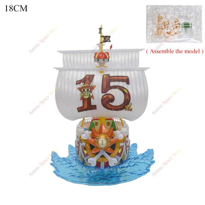 One Piece - Navi Da Assemblare Action Figure Going Merry Thousand Sunny Polar Tang Red Force Moby