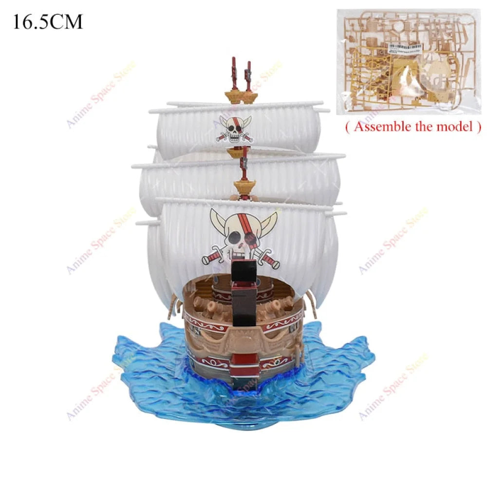 One Piece - Navi Da Assemblare Action Figure Going Merry Thousand Sunny Polar Tang Red Force Moby