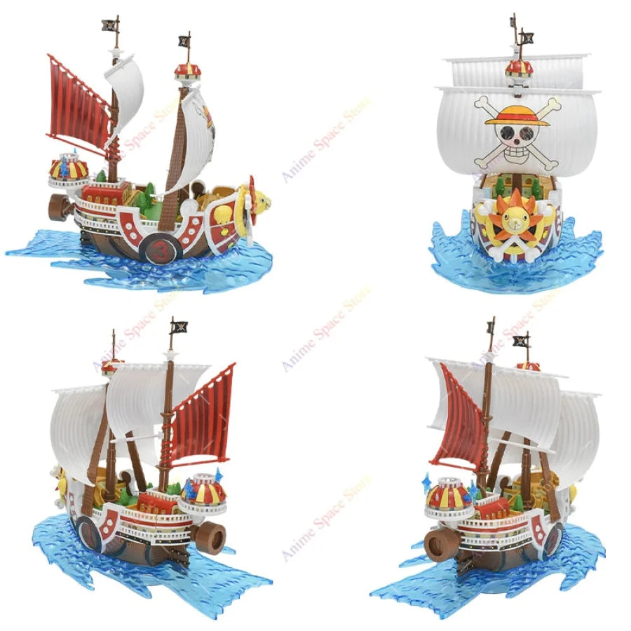 One Piece - Navi Da Assemblare Action Figure Going Merry Thousand Sunny Polar Tang Red Force Moby