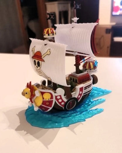One Piece - Navi Da Assemblare Action Figure Going Merry Thousand Sunny Polar Tang Red Force Moby