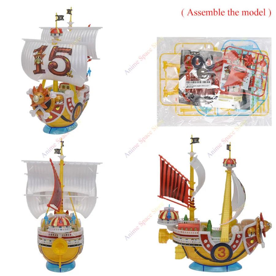 One Piece - Navi Da Assemblare Action Figure Going Merry Thousand Sunny Polar Tang Red Force Moby