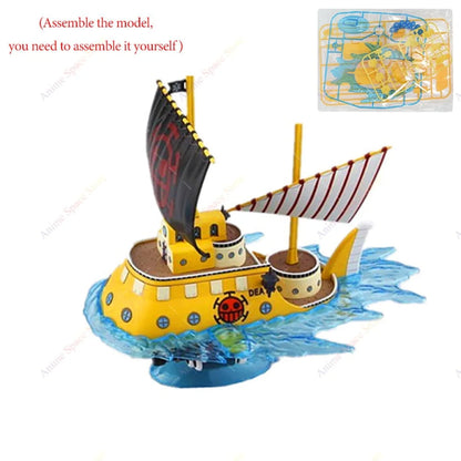 One Piece - Navi Da Assemblare Action Figure Going Merry Thousand Sunny Polar Tang Red Force Moby