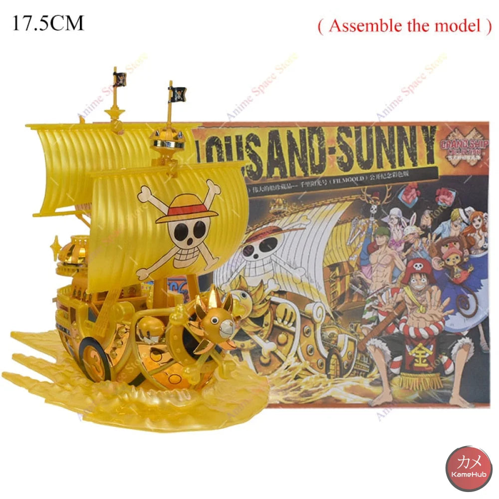 One Piece - Navi Da Assemblare Action Figure Going Merry Thousand Sunny Polar Tang Red Force Moby