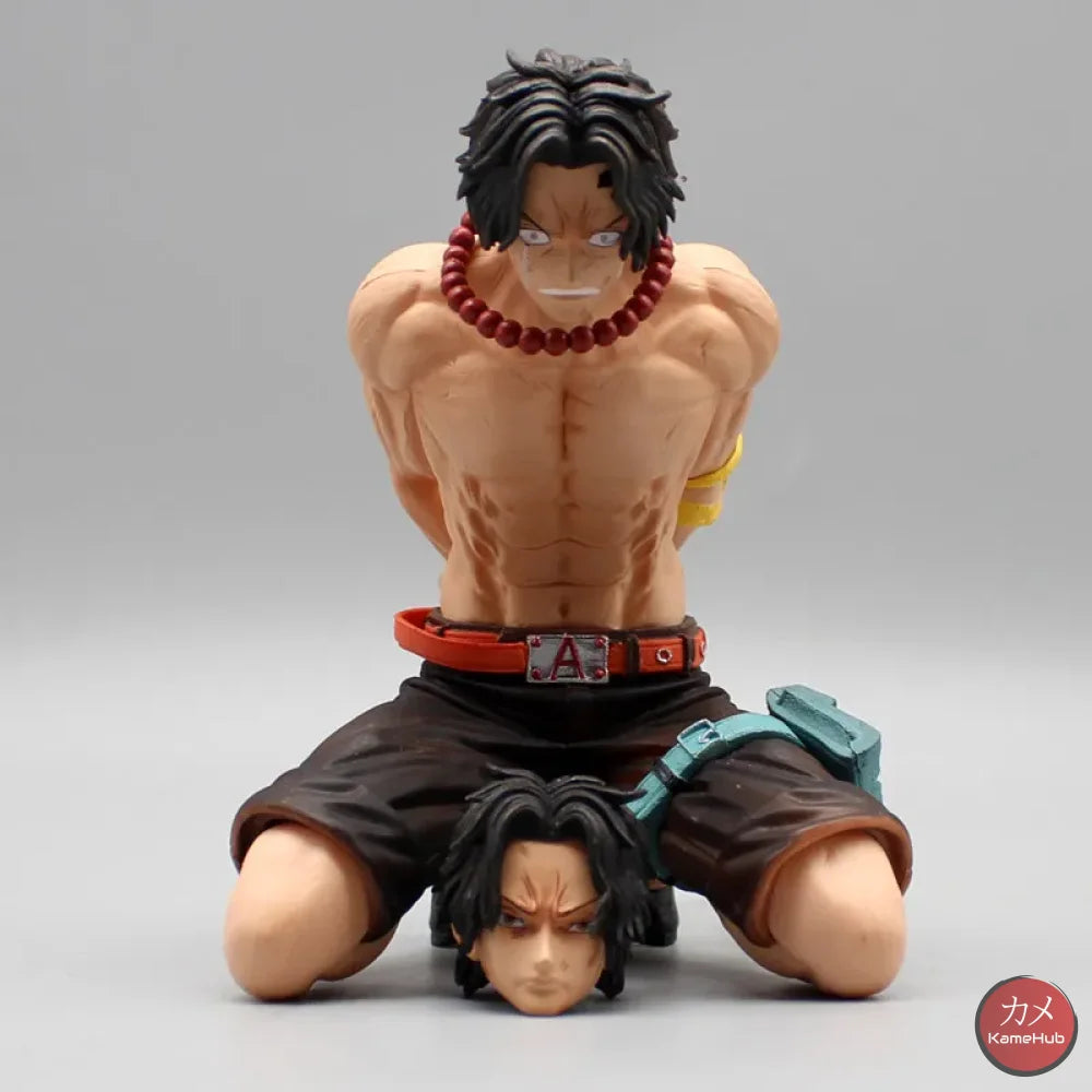 One Piece - Portgas D. Ace Imprigionato Action Figure Piattaforma D’esecuzione 13Cm