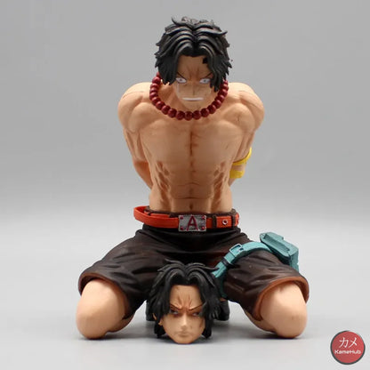One Piece - Portgas D. Ace Imprigionato Action Figure Piattaforma D’esecuzione 13Cm
